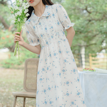 リンドウの花びらワンピース_A0283
